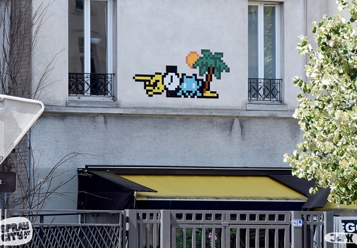 Paris 2022 streetart tiles
