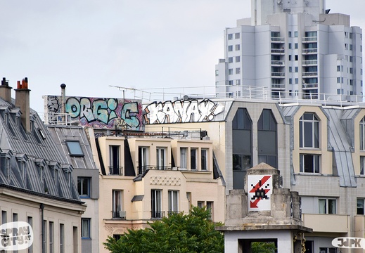 Paris 2022 allover streetart tiles