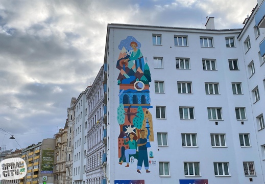 streetart mural 15 28 1060 Linke Wienzeile
