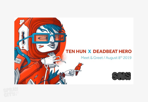 2019 08 Exhibition TEN HUN DEADBEATHERO