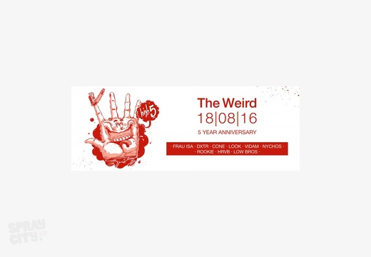 2016 08 Exhibition The Weird 5th anniversary