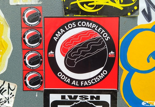 Santiago 2023 sticker political