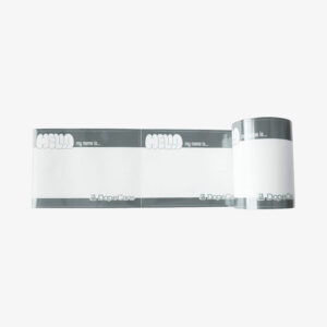 Alternative view of Dope Cans Sticker Hello My Name Is 50 pcs - Silver Metallic